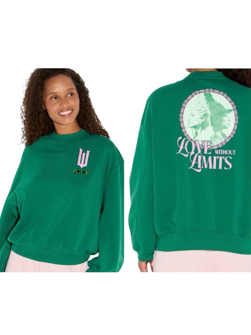 NWT Wicked Target Love Without Limits Oversized Crewneck XXL Fairycore Broadway